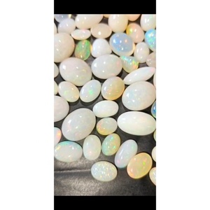 High Quality Wholesale Loose Gemstone Cabochon Natural Ethiopian Opal Polished Full Fire Gems Healing Stone For Jewelry Making - Product Image 3