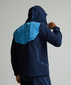 Chaqueta Deportiva Cortavientos para Hombre, Otoño, 100% Nailon, con Cordón Ajustable, Ligera, Corte Regular, para Deporte y Viajes - Product Image 3