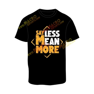 Bông Màu Đen Motivational In Ngắn Tay Áo Vòng Cổ Người Đàn Ông <span class=keywords><strong>T</strong></span> Áo Sơ Mi Nghĩ <span class=keywords><strong>T</strong></span>ích cực Nhận <span class=keywords><strong>T</strong></span>ích cực <span class=keywords><strong>T</strong></span>ùy Chỉnh OEM Lối Sống Nhà Cung Cấp - Product Image 5