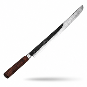 Long Tuna Fish Knife 27-inch Carbon Steel Professional Filleting Slicing <b>Tool</b> <b>Wood</b> Handle Eco-Friendly with <b>Box</b> - Product Image 4