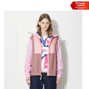 Chaqueta Cortavientos Personalizada al por Mayor para Mujer, Chaqueta Delgada de Protección Solar para Exteriores, Chaqueta Cortavientos Impermeable con Estampado Personalizado para Mujer - Product Image 1