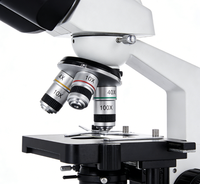 XSP 104 Trinocular Biological Biological Microscope / Biology Microscope Mechanical Stage Coaxial Fine Focus Rotatable Head