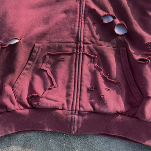 Men's Reflective Printing Rhinestone Embroidered Hoodie <b>Towel</b> Embroidery Pattern Print Sweatshirt - Product Image 5