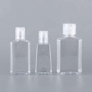 30ml 60ml Toner Lotion 1oz 2oz PET Plastic Flat Squeeze <b>Bottles</b> Screw Cap Hand Sanitizer <b>Mini</b> for Portable Travel Silk Screen - Product Image 3