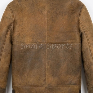 Nouvelles vestes imperméables en cuir de mouton et fourrure de qualité supérieure pour hommes, chaudes et épaisses, collection Automne/Hiver 2026 - Product Image 5