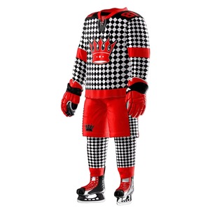 Fournisseur en gros d'uniformes de hockey sur glace, kit de hockey par sublimation de qualité supérieure, fabricant de vêtements de sport avec logo personnalisé brodé OEM - Product Image 5