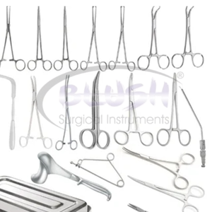 Premium Quality Basic Major Surgical Instrument Set Stainless Steel Manual Reusable CE Certified ISO By <b>Blush</b> Surgical - Product Image 3