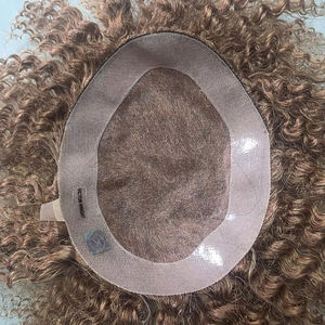 Prótesis Capilar de Cabello Humano Remy Indio con Rizos Kinky para Hombre, Base Mono - TAZ HAIR BANGLADESH - Product Image 1