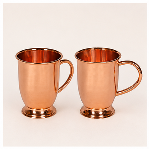 Premium Pure Copper Moscow Mule Mug Set Handcrafted Copper Cup with Polished Finish Mirror Polish Metal <b>Drinkware</b> for Bars - Product Image 1