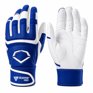 Wholesale Custom Logo Baseball Batting Gloves Men Leather Non-Slip Grip Right-Hand Adult Breathable Soft Professional Sports - Product Image 1
