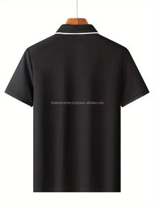 OEM al por mayor 65% algodón 35% poliéster manga larga hombres Polo camisetas personalizadas polos, hombres polos camisas - Product Image 4