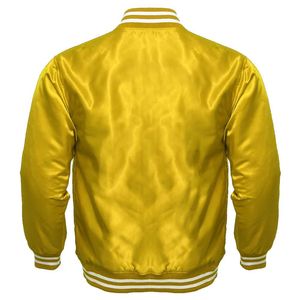 High Quality Satin Baseball <b>Jacket</b> with Canvas Hood Custom Logo Standout <b>Light</b> Sports Design for Winter Season Men's <b>Jackets</b> - Product Image 2