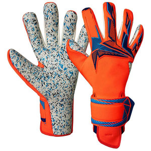 Guantes de portero profesionales de marca con protección para los dedos, guantes de portero de fútbol de látex, con cordones personalizados. - Product Image 6