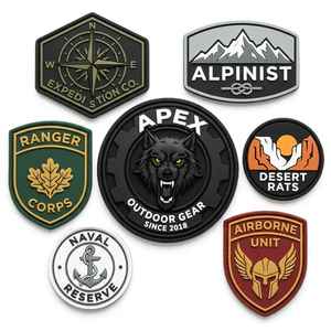 Parches de PVC Personalizados de Moda, Logotipo de Goma 3D, Marca Personalizada, Impermeables para Ropa y Equipamiento, con Precios al por Mayor - Product Image 3