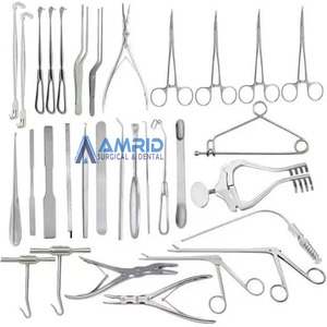 Ensemble d'outils de craniotomie neurochirurgicale pour chirurgie cérébrale, 32 pièces, qualité professionnelle, par amrid surgical - Product Image 2