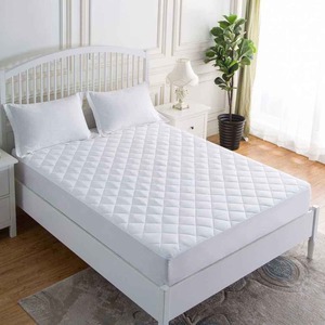 Soft <b>Quilted</b> Luxury Printed Mahjong Mat Mattress <b>Protector</b> Deep Pocket Zipper Waterproof Water Resistant - Product Image 1