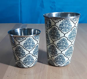 <b>Custom</b> Logo 550ml Stainless Steel Wine Tumbler, 304 Quality, Drum-<b>Shaped</b> Design, Single/Dual Layer <b>Shot</b> <b>Glass</b> for Kitchen - Product Image 3