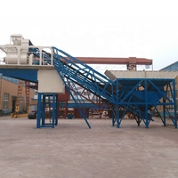 Centrale à béton mobile YHZS90 à installation facile et automatique avec système de contrôle PLC 90m3/h – Équipement de béton prêt à l'emploi