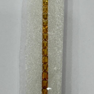 Loupe Clean Natural <b>Citrine</b> Quartz Emerald Cut 6x4mm Calibrated Shaded Set 16.18Ct Loose Yellow Gemstones Madagascar Grade - Product Image 5