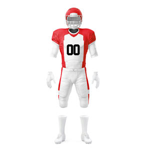 Producto más vendido, uniforme de fútbol americano de diseño personalizado, ropa de práctica, conjunto de camiseta y pantalones cortos de fútbol americano - Product Image 2