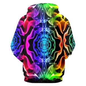 เสื้อฮู้ดดี้ผู้ชายดีไซน์ล่าสุด พิมพ์ลายแบบซับลิเมชั่น ผ้าฝ้าย 100% คุณภาพสูง ระบายอากาศได้ดี สวมใส่สบาย ขายดี กำลังเป็นที่นิยม - Product Image 2