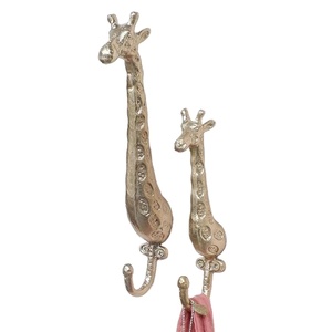 Trending Giraffe Wall <b>Hook</b> Decorative Animal Metal Coat <b>Hook</b> Luxury Home Decor Kids Room Entryway Storage Hanger - Product Image 1