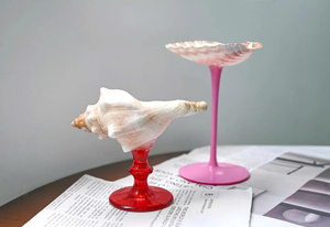 แก้วไวน์เปลือกหอยทำมือ เหมาะสำหรับงานแต่งงานริมชายหาดและค็อกเทล แก้วเปลือกหอยสุดหรู แก้วแชมเปญเปลือกหอย - Product Image 6