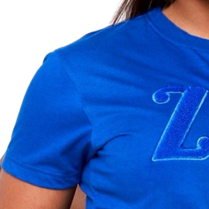 เสื้อยืด Zeta Phi Beta สีน้ำเงิน ผ้าเชนิลล์ ปักลายตัวอักษรสำหรับผู้หญิง สไตล์ลำลองแบบชมรม ผ้าเนื้อนุ่มพรีเมียม - Product Image 3
