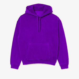 Sudaderas con Capucha para Hombre, 300 GSM, 100% Algodón, Felpa Francesa, Color Sólido, Corte Regular Informal, Servicio OEM, Personalización Disponible - Product Image 5