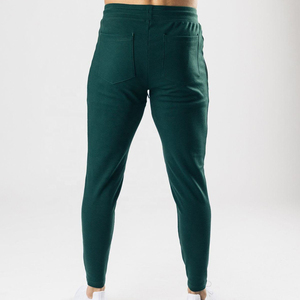 Pantalon de survêtement décontracté pour homme, taille haute, élastique, respirant, coupe droite, 100 % coton molletonné, séchage rapide, nouveau design - Product Image 2