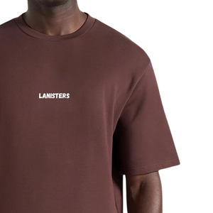 Camiseta de Manga Corta con Cuello Redondo para Hombre, Estampado Floral en la Espalda, Estampado Pequeño en el Pecho, Corte Holgado Informal, Camisetas de Algodón Personalizadas al por Mayor OEM - Product Image 6