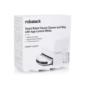 Smart Robot Vacuum Cleaner and <b>Mop</b> with App Control White - Product Image 2