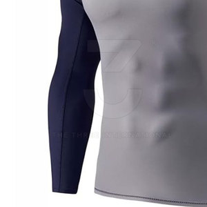Camiseta Deportiva de Manga Larga para Hombre, Estilo Nuevo, con Estampado, Resistente a Desgarros, Ligera, de Spandex/Poliéster, de Secado Rápido, para Entrenamiento al Aire Libre - Product Image 6