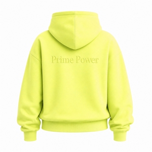 <b>Prime</b> Power Women's Lime Green Hoodie Jogger Set Fleece Casual Two Piece Tracksuit Loose Fit All Seasons Street wear Clothing - Product Image 3