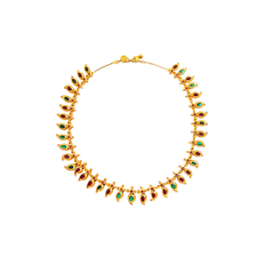 For Mango Gold Plated Copper Flower Anklet with Zircon for Wedding Party Gift - Product Image 3
