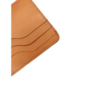 <b>Mens</b> Designer Bifold <b>Black</b> Leather <b>Wallet</b> with Red and White Racing Stripes and Interior ID Window <b>for</b> Credit Cards and Cash - Product Image 5