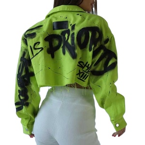 Vente en gros de veste en jean décontractée à manches longues pour femmes veste en jean respirante chaude élégante meilleure qualité personnalisée pour femmes - Product Image 3