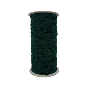 Cordon élastique tressé n°12 vert foncé 1,2 mm 288 yards 100 % nylon haute ténacité écologique pour textile de maison - Product Image 5