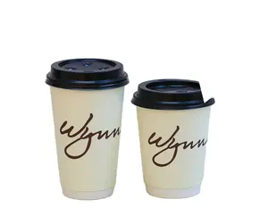 Flash Sales Malaysia Top Selling Double Wall Paper Cup Suitable for Hot Beverage 100% Eco Friendly Custom Order Available