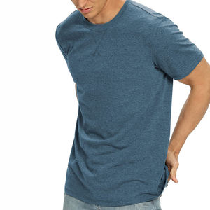 Camiseta de Algodón Grueso de Primera Calidad, 250, 280, 320 g, para Hombre, con Estampado Personalizado, Cuello Redondo, Camiseta Blanca Extra Grande para Hombre - Product Image 1