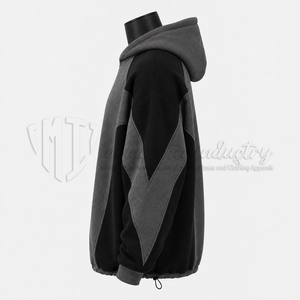 Sudadera con Capucha de Forro Polar con Bloques de Color Personalizados, Corte Regular, Estilo Urbano, 100% Algodón, Fabricante, Proveedor Mayorista - Product Image 5