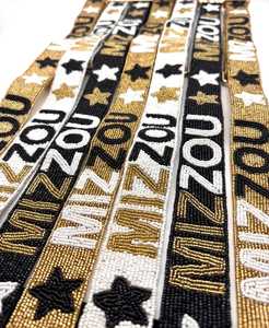 Cowboys Beaded Party Style Adjustable Customizable Handmade Bag Strap for <b>Camera</b> or Purse-Fan Gift Idea - Product Image 4