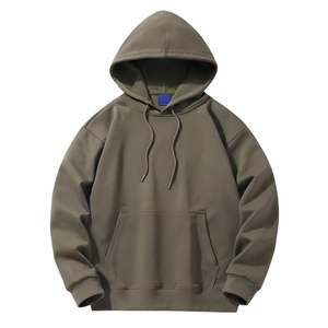 Sweat-shirt à capuche pour homme, coupe oversize, color block, en molleton bouclette, décontracté, pour l'automne, avec poches, manches classiques - Product Image 4