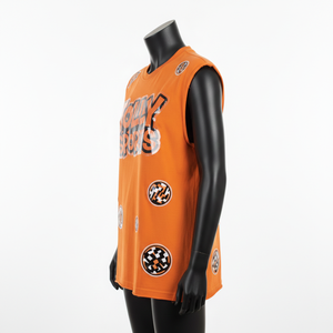 T-shirt sans manches pour femme en jersey de coton premium, imprimé graphique, logo personnalisé, streetwear, débardeur, t-shirts sans manches, chemises en coton pour femme - Product Image 3