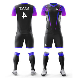 Uniforme de Fútbol Personalizado Multicolor para Niños y Jóvenes, de Secado Rápido, para Equipos, Material de Poliéster/Spandex de Alta Calidad - Product Image 1