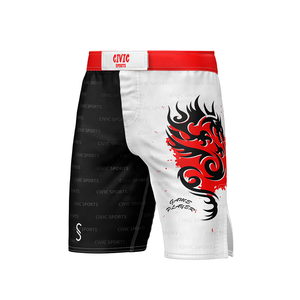กางเกงขาสั้น MMA แบบกำหนดเองสำหรับผู้ชายผ้าต่อสู้ต่อสู้ต่อสู้ - Product Image 5