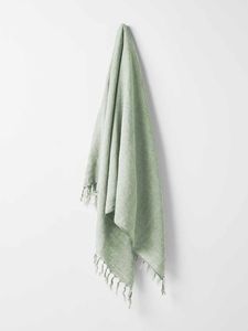 100% Linen Woven Plain Solid Throw <b>Blanket</b> Pure French Flax Natural Stone Washed Fringed Eco-Friendly <b>Luxury</b> Decorative Sofa - Product Image 2