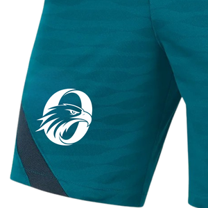 Men Teal Sublimated Soccer Shorts Polyester Football Shorts <b>Athletic</b> Training Match Sports Wear Team Uniform Performance - Product Image 6
