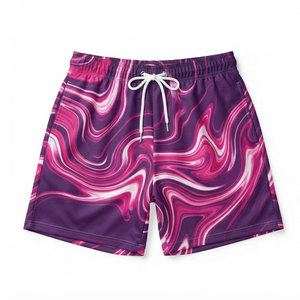Pantalones Cortos Personalizados para Hombre, Ropa Deportiva Sublimada, Cintura con Cordón, Ligeros, para Gimnasio, Entrenamiento, Ropa Casual de Verano - Product Image 1