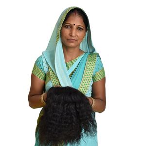 100% naturel non transformé pas cher double trame faisceaux crépus bouclés 8-32 pouces vendeur vierge brut indien extensions de cheveux humains - Product Image 1
